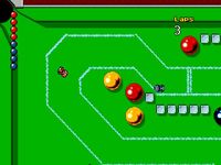 une photo d'Ã©cran de Micro Machines Turbo Tournament 96 sur Sega Megadrive